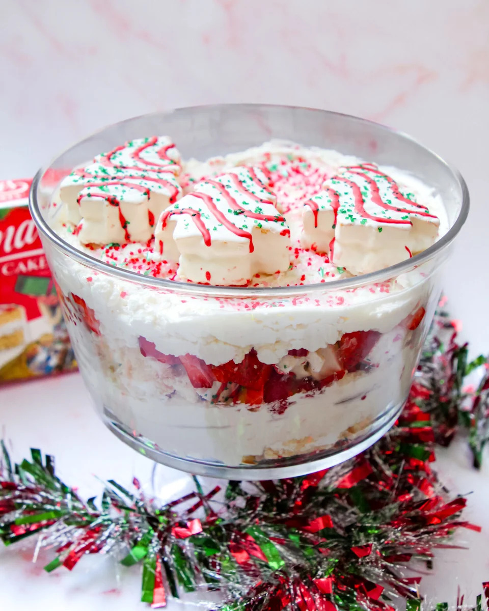 Christmas Tree Cake Trifle